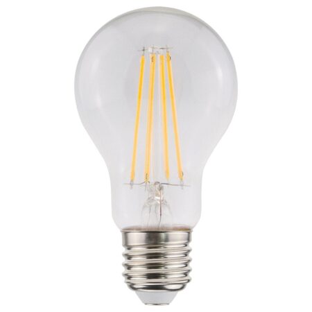 E27 LED Filament Lamp A60 - Energielabel A - 3.8 Watt - 806 Lumen - 2700K Warm Wit - Transparant glas | HOFTRONIC