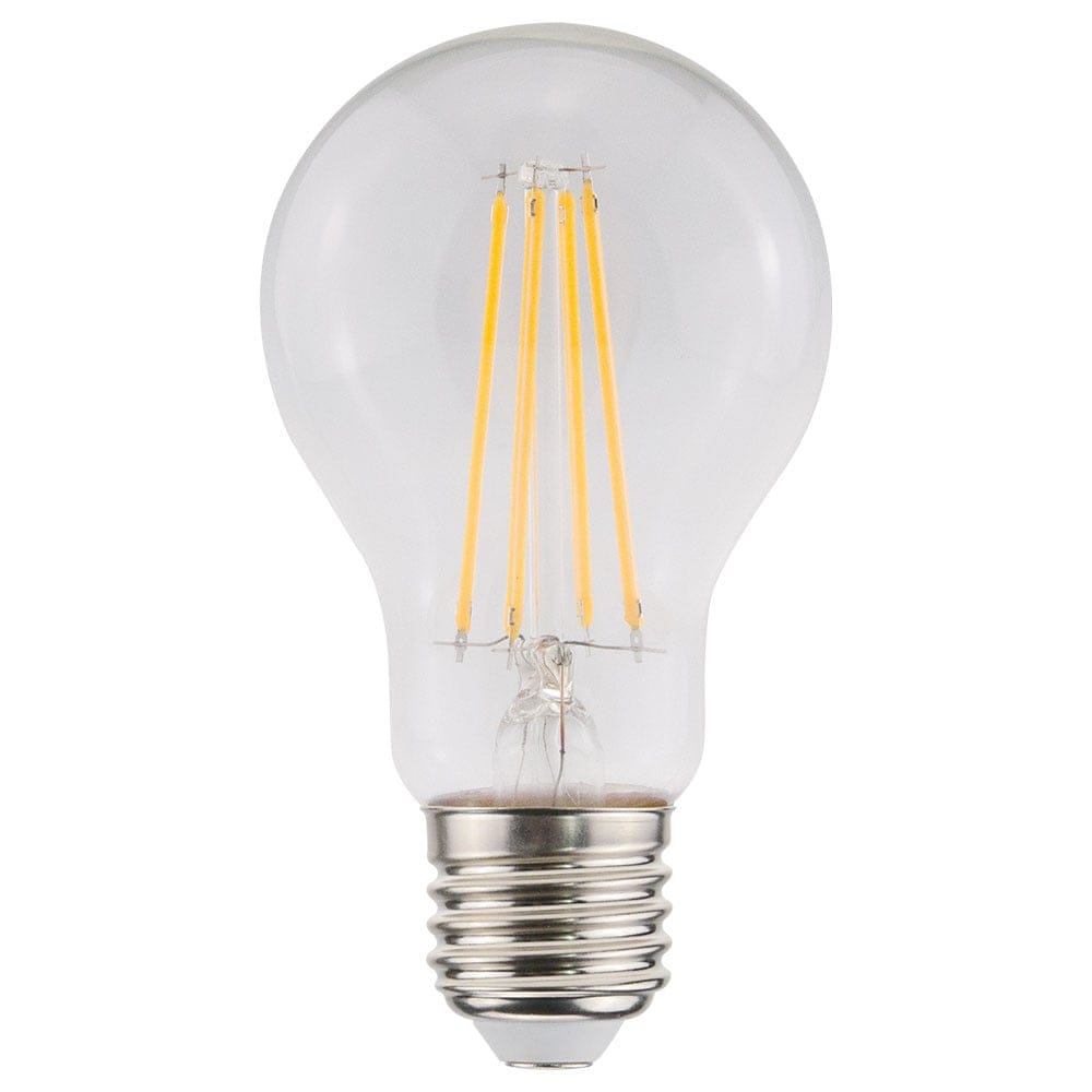 E27 LED Filament Lamp A60 - Energielabel A - 3.8 Watt - 806 Lumen - 2700K Warm Wit - Transparant glas | HOFTRONIC