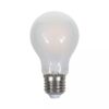 E27 LED Filament Lamp Frosted - 5 Watt 600lm - 2700K warm wit - Vervangt 50 Watt - E27 fitting - A60 lamp - Grote fitting | V-TAC