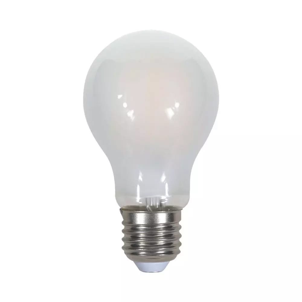 E27 LED Filament Lamp Frosted - 5 Watt 600lm - 2700K warm wit - Vervangt 50 Watt - E27 fitting - A60 lamp - Grote fitting | V-TAC