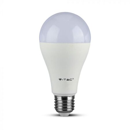 E27 LED Lamp - 15 Watt 1250lm - 4000K neutraal wit - Vervangt 85 Watt - E27 fitting - A65 lamp - Grote fitting | V-TAC