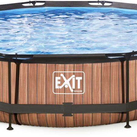 EXIT Wood zwembad 360 x 76 cm met filterpomp | EXIT Toys