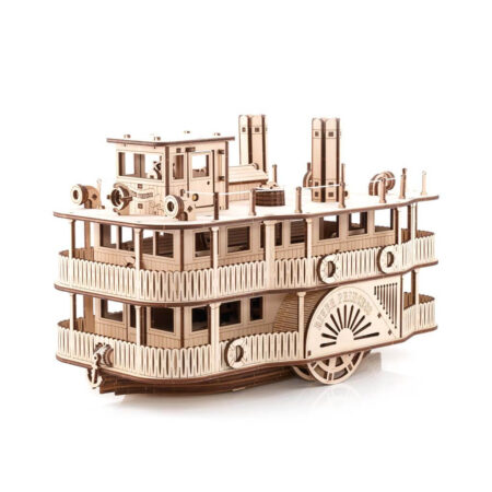 Eco Wood Art 3D Houten Puzzel Paddle River Princess Stemaer | Eco Wood Art