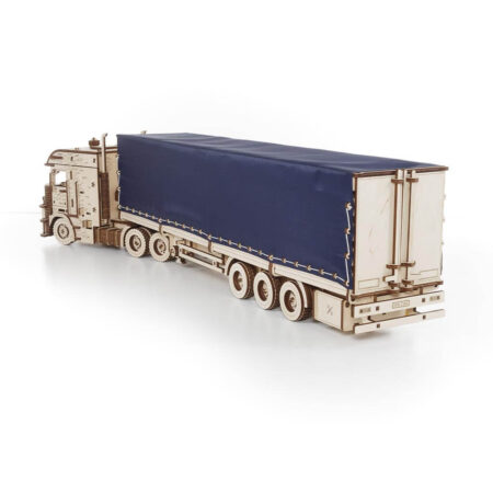 Eco Wood Art 3D Houten Puzzel Tilt Semitrailer for Truck Road King | Eco Wood Art