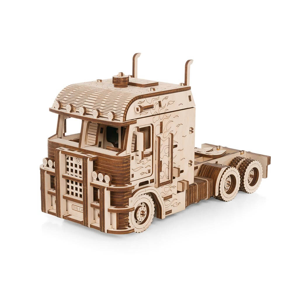 Eco Wood Art 3D Houten Puzzel Truck Road King | Eco Wood Art
