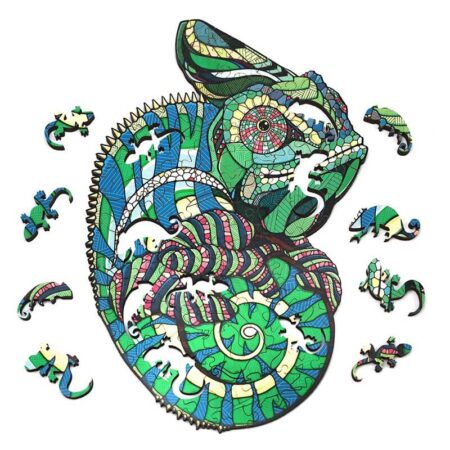 Eco Wood Art Houten Puzzel Kameleon | Eco Wood Art