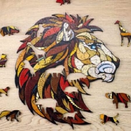 Eco Wood Art Houten Puzzel Lion | Eco Wood Art