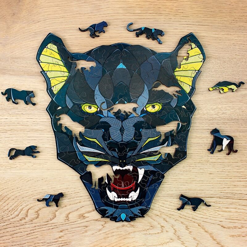 Eco Wood Art Houten Puzzel Panter | Eco Wood Art