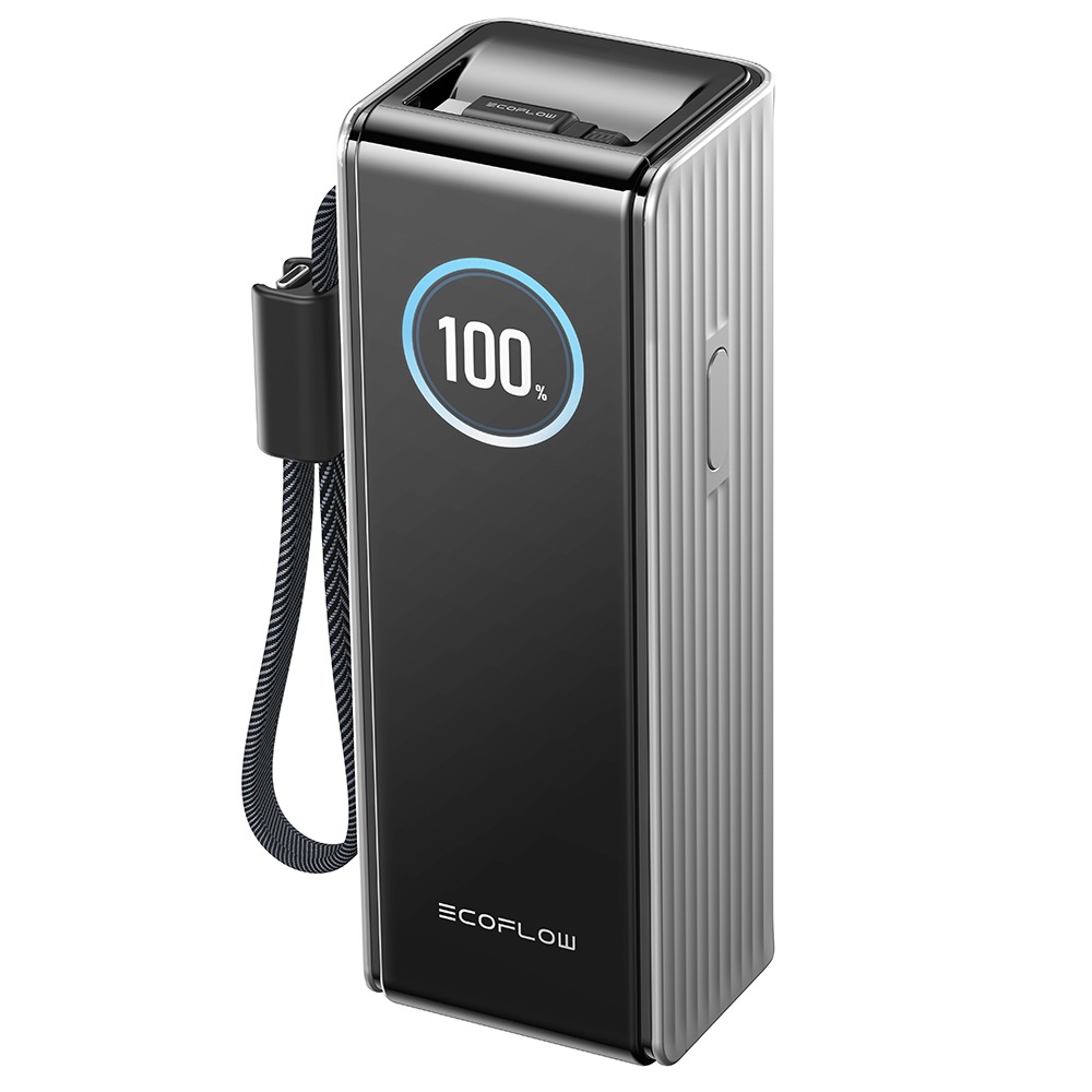 EcoFlow RAPID powerbank 25.000 mAh met ingebouwde kabel | Ecoflow