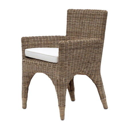 Eetstoel The Hamptons Riet | Riviera Maison