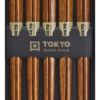 Eetstokjes Set - Tokyo Design Studio - Donker Hout - 5 paar | Tokyo Design Studio