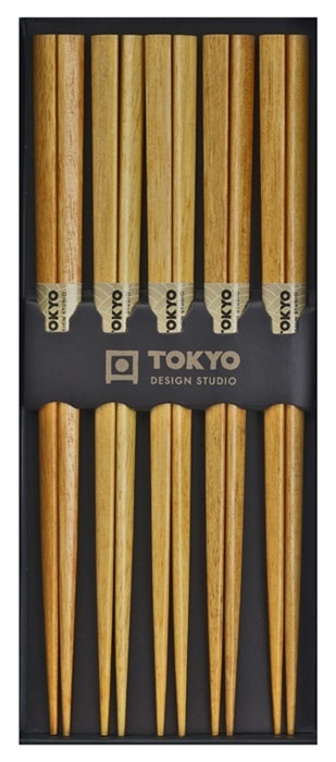 Eetstokjes Set - Tokyo Design Studio - Licht Hout - 5 paar | Tokyo Design Studio