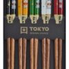Eetstokjes - Tokyo Design Studio - Lucky Cat - 5 paar | Tokyo Design Studio