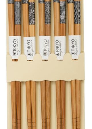 Eetstokjes met Uniek Figuurdesign - Set van 5 paar | Tokyo Design Studio