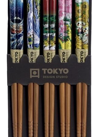 Eetstokjes met landschapsontwerp - Tokyo Design Studio - 5 paar | Tokyo Design Studio