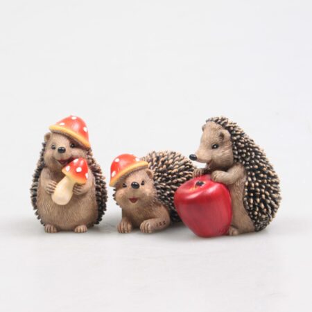 Egel met paddenstoel 6cm | Farmwood Animals