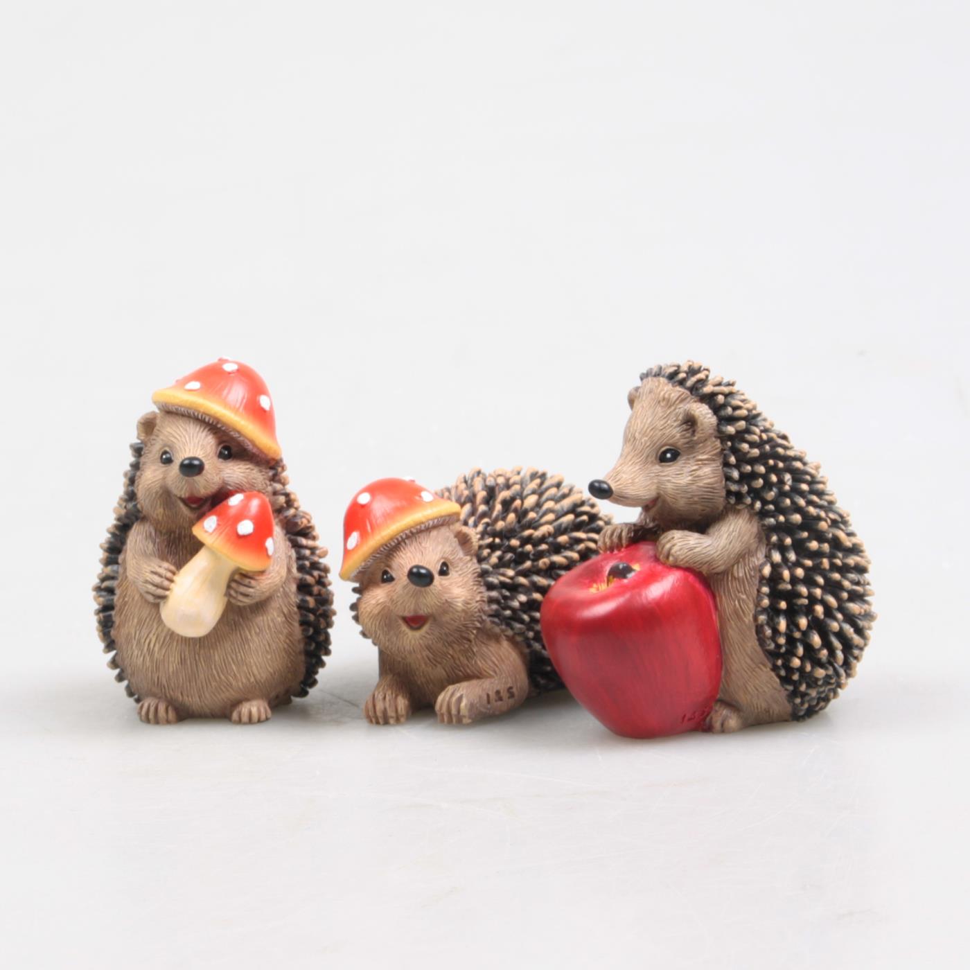Egel met paddenstoel 6cm | Farmwood Animals