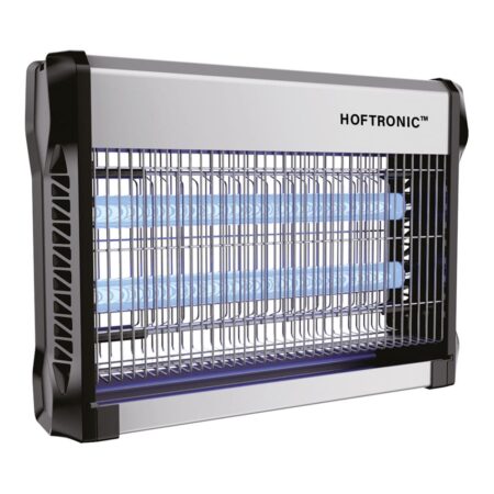 Elektrische Muggenlamp - 20 Watt - 4200 Volt - Geschikt voor 80m² - UV Vliegenlamp - Insectenlamp - Incl. stekker - Hoog voltage - Extra Krachtig | HOFTRONIC
