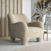 Eleonora Fauteuil Shaun Sheep stof - Taupe | Eleonora