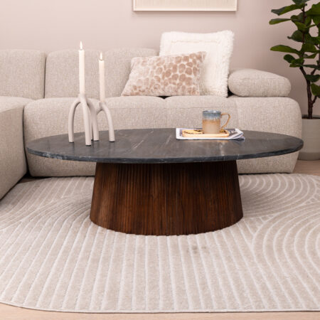 Eleonora Ovale Salontafel Maxim Mangohout en marmer