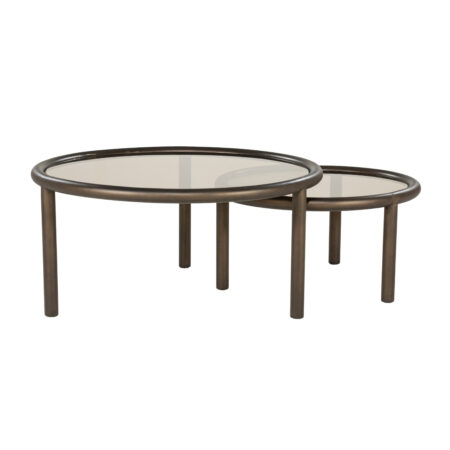 Eleonora Ronde Salontafel Circo Glas