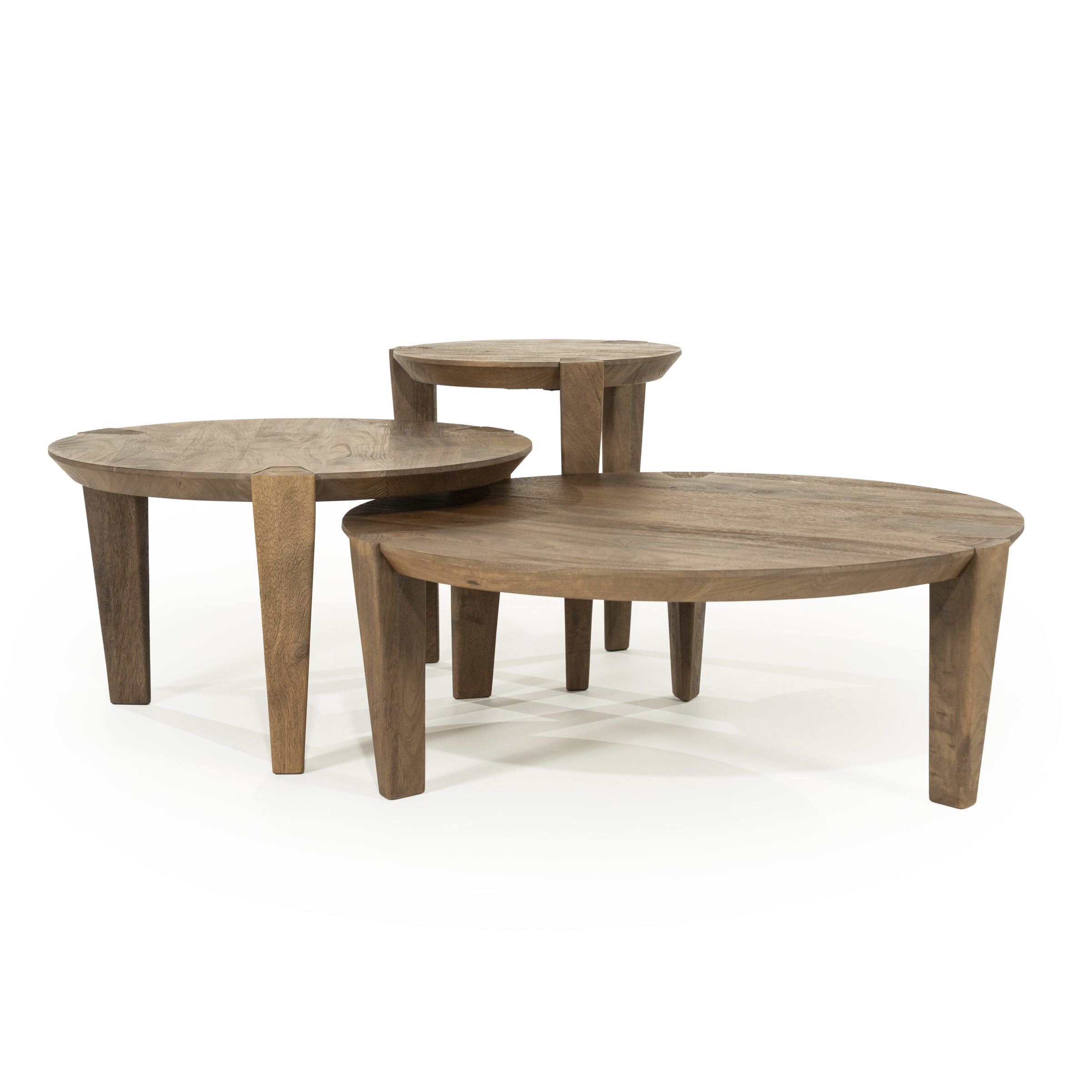 Eleonora Ronde Salontafel Davina Set van 3 stuks