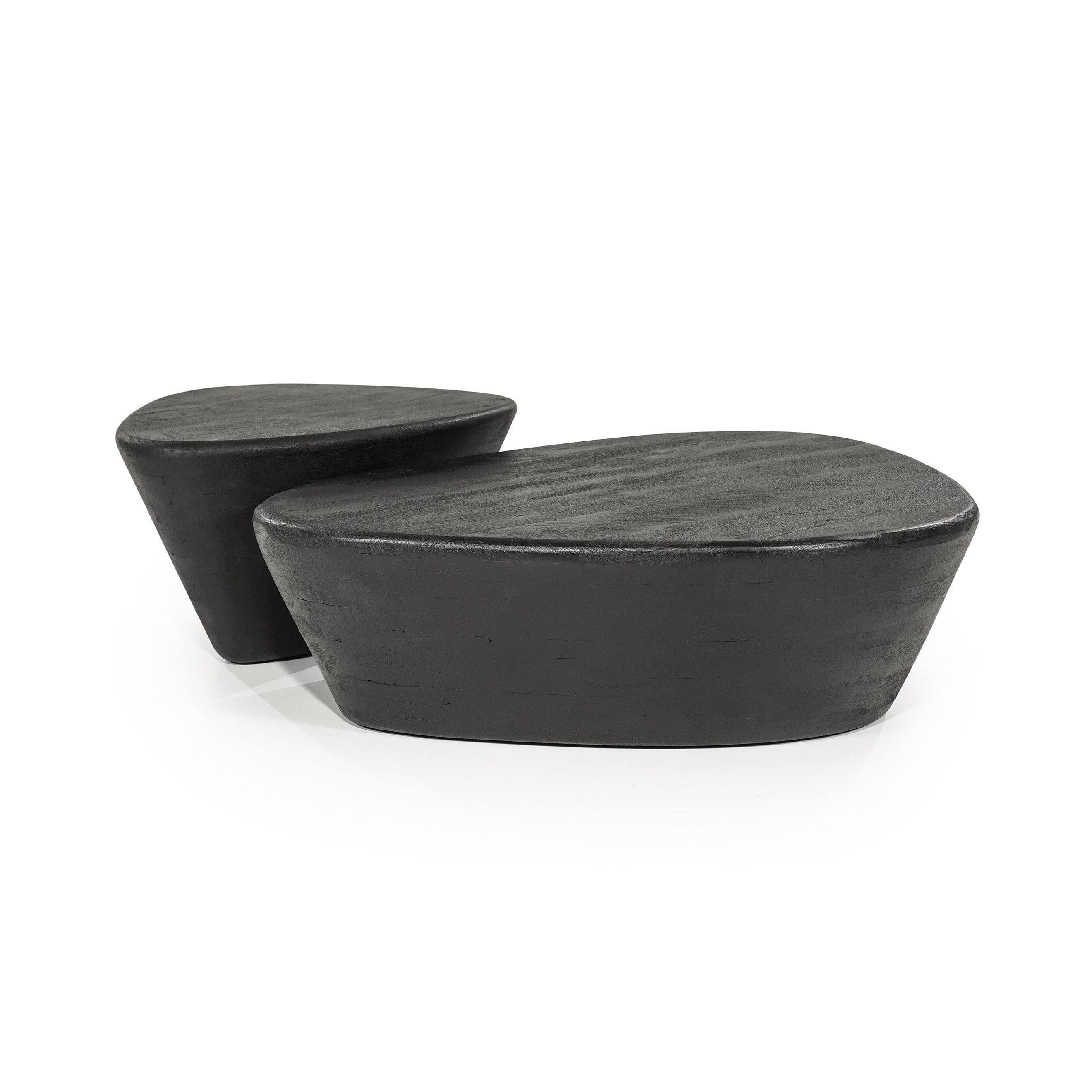 Eleonora Salontafel Mila Set van 2 stuks Organisch - Zwart | Eleonora