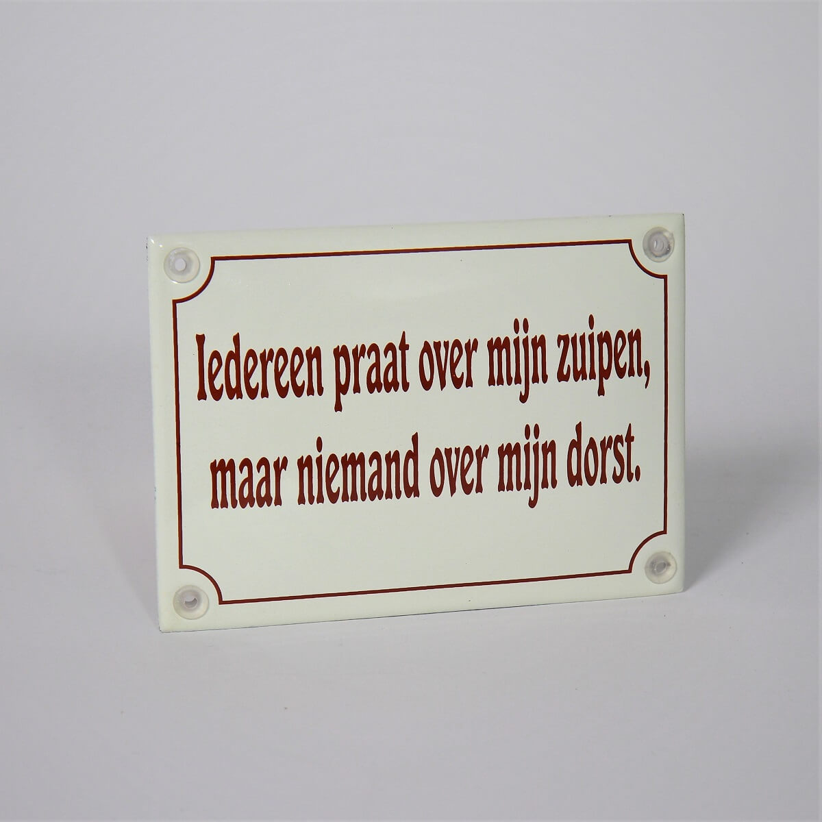 Emaille Funbord / Iedereen praat over | Topemaille