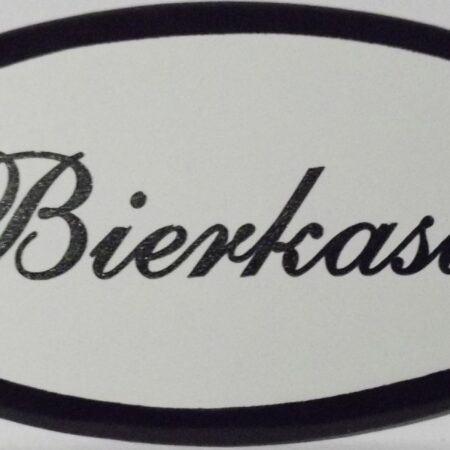Emaille deurbord ovaal Bierkast | Emaigro