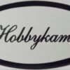 Emaille deurbord ovaal Hobbykamer | Emaigro