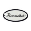 Emaille deurbord ovaal Rommelhok | Emaigro