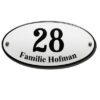 Emaille naambord ovaal Rand | Topemaille