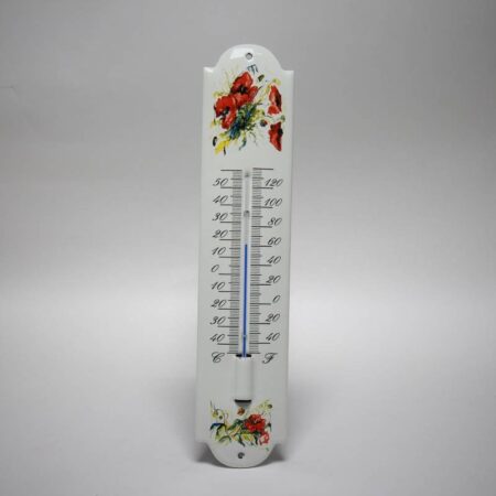 Emaille thermometer Klaproos | Topemaille