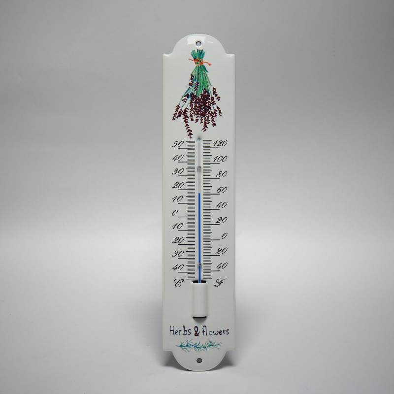 Emaille thermometer Lavendel | Topemaille