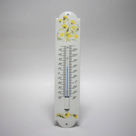 Emaille thermometer Paardebloem | Topemaille