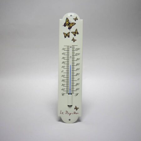 Emaille thermometer Vlinder | Topemaille