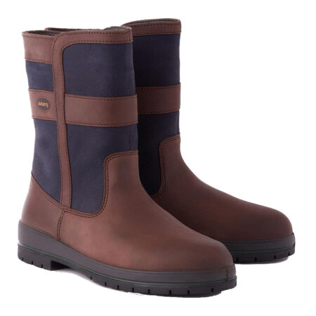 Enkellaars Roscommon Navy/ Brown | Dubarry