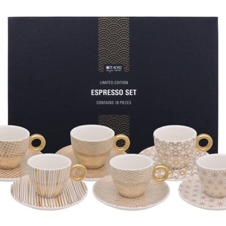 Espresso Set Gouden Nippon Tokyo Design Studio - 18 Delen | Tokyo Design Studio