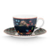 Espresso kop en schotel Berry Blues 120ml | PiP Studio