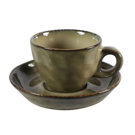 Espresso kop & schotel Yarah S beige | Countryfield
