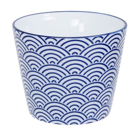 Espressokop Nippon Blue - Tokyo Design Studio - Golvenpatroon - 180ml - 8.3 x 6.5cm | Tokyo Design Studio