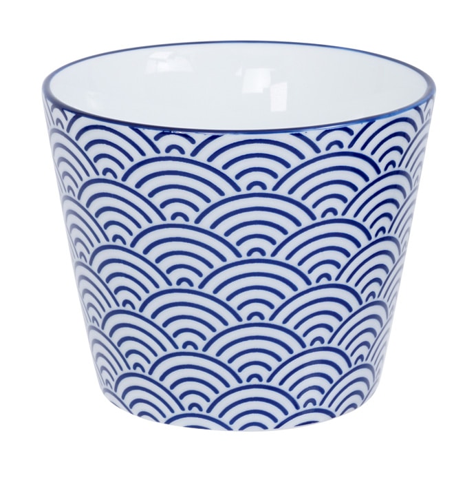 Espressokop Nippon Blue - Tokyo Design Studio - Golvenpatroon - 180ml - 8.3 x 6.5cm | Tokyo Design Studio
