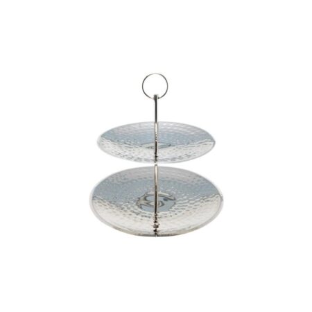 Etagere 2-laags rvs 20/25cm | Svenska Living