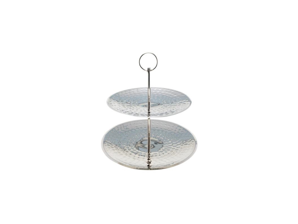 Etagere 2-laags rvs 20/25cm | Svenska Living