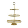 Etagere 3 laags Lutek Goud |