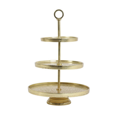 Etagere 3 laags Lutek Goud |
