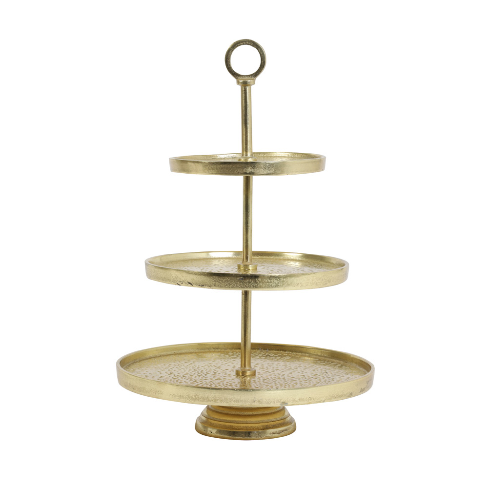 Etagere 3 laags Lutek Goud |