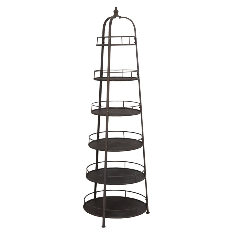 Etagere 6 laags Leira antiek koper |