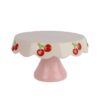 Etagere Kersen porselein Ø24xH13cm | Decoris