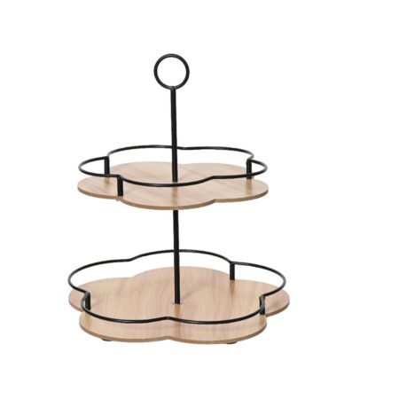 Etagere bamboe Ø28.5x33cm | Decoris